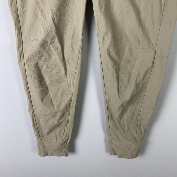 Athleta Pants Trekkie North Jogger Pants Size 6 Tan Ripstop Athleisure Yoga - Picture 3 of 9